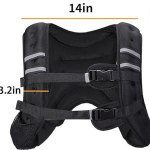 5-8-10kg <b>Weight</b>-Bearing <b>Vest</b> Polyester Material Running Fitness Equipment Invisible Iron Sand Bag Sand Coat Weighted <b>Vest</b> - Product Image 2