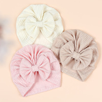 Nuevo Sombrero de Lazo para Niños, Estilo Indio, Satinado, Color Sólido y Rayado, para las Cuatro Estaciones, 8 Colores
