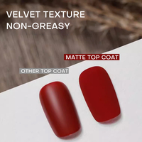 Vente en gros 1kg Gel UV liquide mat de finition en vrac sans HEMA sans TPO sans résidu fournitures pour ongles de créateur certifié CPSR