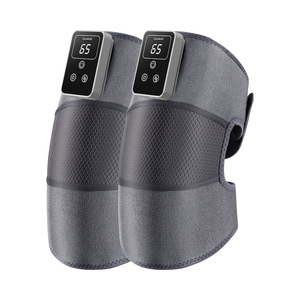 Masajeador de rodilla con almohadilla térmica eléctrica, control de temporización, recargable por USB, para protección de las articulaciones de la rodilla, paquete de 2 - Product Image 3