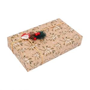 Emballage de papier d'emballage de Noël en gros d'usine Jude 50x70 cm de papier d'emballage cadeau - Product Image 1