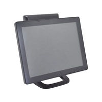 POS-терминал WOSHUO TS-1513K 15 дюймов, алюминиевый корпус, емкостный сенсорный экран, Intel I5 4-го поколения, 8 ГБ ОЗУ, 128 ГБ памяти, ОС Windows