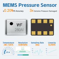 Capteur de pression d'altitude 16 bars WF280AI, consommation d'énergie et tension ultra faibles pour les appareils de navigation et les applications d'équipement de plein air