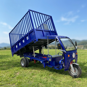 5kW Farm Dumper Tricycle With Operator Cabin <b>for</b> Heavy Hauling <b>Box</b> High Power 5kW Engine Delivers Per - Product Image 1