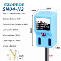 SN04-N SN04-N2 SN04-P SN04-P2 DC NPN PNP NO NC 4MM DC 10-30V SN04 Induktif Proximity Sensor Deteksi Switch
