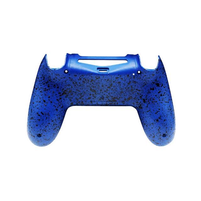 DIY Soft Touch Rear Bottom Shell for PS4 Joystick Rear Cover for PS4 Controller Non-Slip Back Housing for PS4 Gamepad