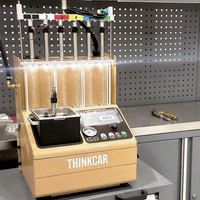 Máquina Limpiadora y Probador de Inyectores de Combustible THINKCAR GDI300 GDI EFI Piezo de 6 Cilindros, 220V, Herramienta de Limpieza Ultrasónica para Autos y Motocicletas