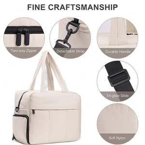 High Quality Custom Large Capacity <b>Wet</b>/Dry Waterproof <b>Shoe</b> Bag Sport Gym Duffle Bag with Zipper Closure Women Men - Product Image 3