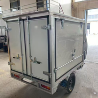 Tricycle réfrigéré de livraison de crème glacée de nourriture de charge utile élevée de trois roues de cargaison de corps fermé