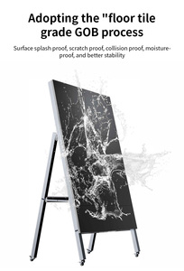 Trong nhà di động dẫn đăng ký Màn hình p1.53/p1.86 Stackable dọc KT khung với hình ảnh động cho cửa hàng bán lẻ giáo dục 3-năm bảo hành - Product Image 4