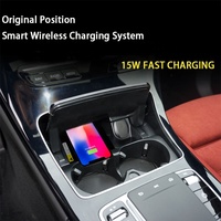 Chargeur de voiture sans fil rapide 15W pour Mercedes Benz 15-20 classe C/16-20 GLC