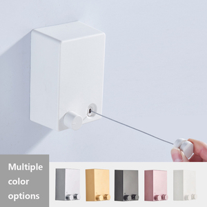 Giàn phơi quần áo thu vào được làm bằng thép không gỉ SUS304, dây phơi bằng thép không gỉ có thể điều chỉnh, chịu lực cao, dài 9.2 feet - Product Image 4