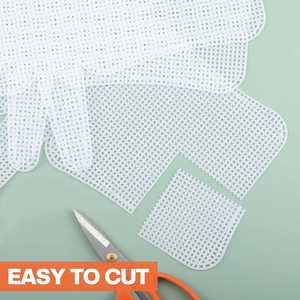 78120 Toiles en maille plastique pour broderie, kits de fabrication de sacs bandoulière, toile vierge transparente pour broderie artisanale - Product Image 5