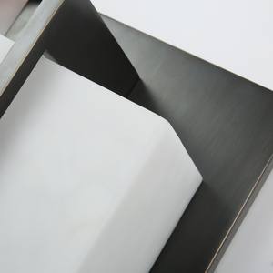 Lámpara de Pared Moderna de Lujo en Cobre y Alabastro, Aplique Exterior Impermeable para Patio, Puerta, Villa, Luminaria LED Dorada y Negra - Product Image 4