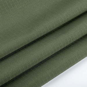 Camouflage polyester cotton <b>blend</b> 65 35 TC militaire green solid color printed <b>fabric</b> manufacturer - Product Image 3