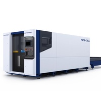 Machine de découpe laser à fibre CNC 3015 3000W à table unique Han's Laser pour tôles métalliques, acier au carbone et acier inoxydable