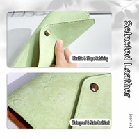 Carnet en cuir personnalisé A5/A6/A7 à trois volets, journal vintage, bloc-notes de voyage, papier kraft A6, agenda avec feuilles, promotionnel