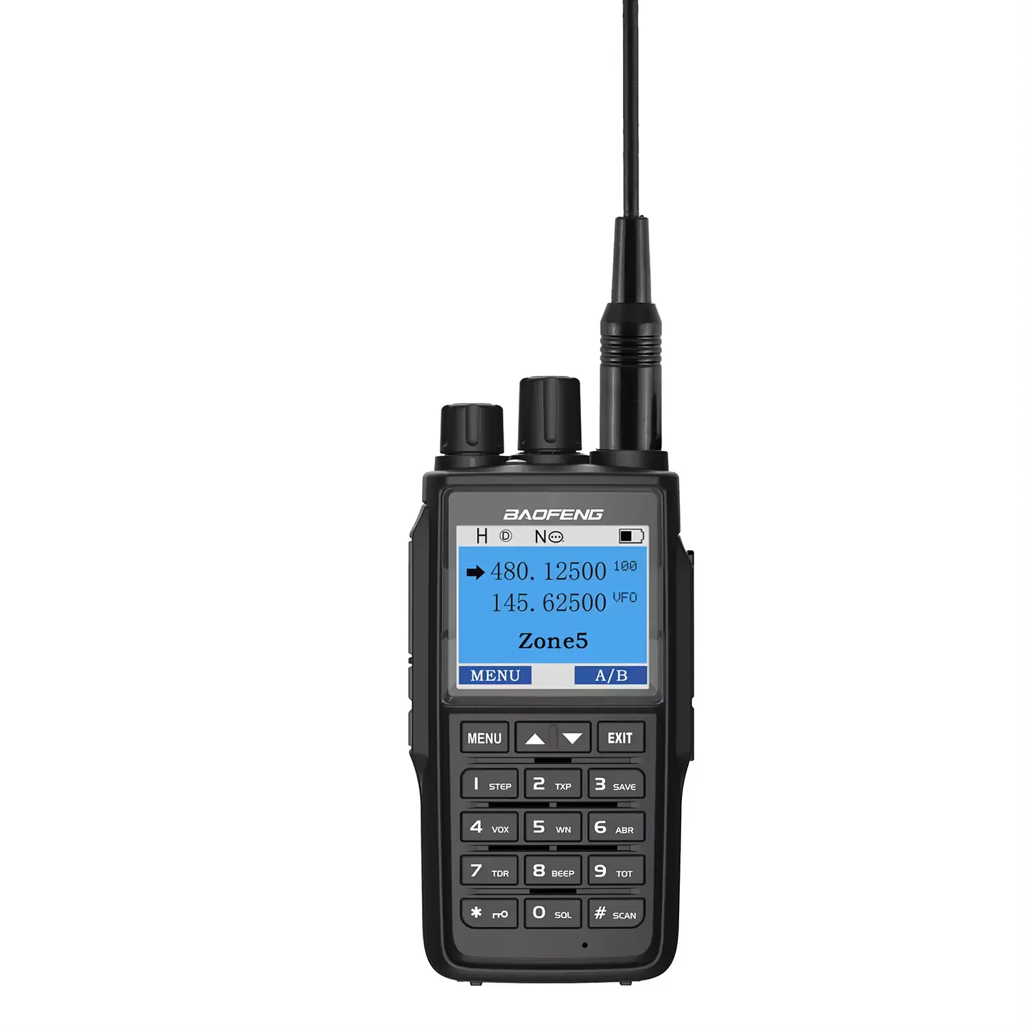 हॉट सेल बाओफेंग UV-22GD VHF UHF 3 बैंड RX स्कैन फ़ंक्शन टू वे रेडियो 999CH ट्राई बैंड टाइप-सी चार्जर हैम रेडियो