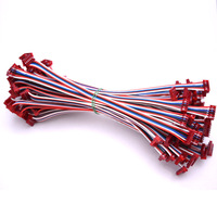 Cable flexible con conector hembra multipin IDC 26AWG UL1007 VW-1 termorretráctil RoHS para electrónica personalizada