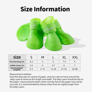 Botas de Lluvia para Perros con Logotipo Personalizado al por Mayor, Impermeables, Antideslizantes, Duraderas, Protectoras de Patas, para Caminar al Aire Libre en Verano - Product Image 6