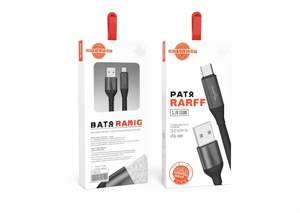 Data <b>Cable</b> <b>Type</b> <b>C</b> To Usb 2.0 3A Fast <b>Charging</b> For Mobile Phone Pure Copper Conductor Plastic Metal - Product Image 1