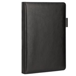 Carnet de notes de bureau Deli 22298 noir, imperméable, résistant à l'usure, en PU, 25K, en cuir, pour réunions, 180 feuilles, 64 pièces par carton, haute qualité - Product Image 1