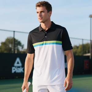 Custom Tennis Pickleball Shirt Uniform Heren Golf Shirts Set Trainingspak Shorts Badminton Basketbal T-Shirt Pickleball Kleding - Product Image 4