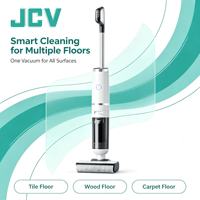Aspirateur laveur sans fil auto-nettoyant pour sols carrelés, nettoyage humide et sec des salissures collantes, autonomie 35 min