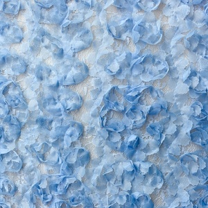 Vải Ren Lưới Thêu Hoa <span class=keywords><strong>3D</strong></span> Giá Nhà Máy Dệt Thiệu Hưng Cho Đầm Hoa Dự Tiệc Cho Trẻ Em - Product Image 5