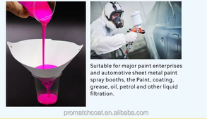 Funil de papel descartável para filtro de pintura automotiva, 100g, 125g, 160g, 190 e 230 mícrons de alta qualidade