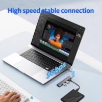 Harga Ex-Factory USB 3.0 4-Port Multiport Adapter Aluminium Alloy USB Splitter untuk iPad Pro/Laptop/Ponsel Tersedia