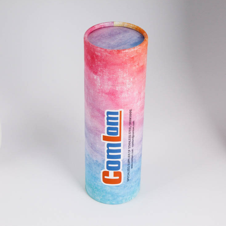 Hot Stamping Paper Canister Packaging , EVA Cardboard Cylinder Packaging