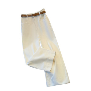 Summer New Vintage Casual Straight Leg <strong>Jeans</strong> for <strong>Women</strong> Hot-Selling Slim Fit <strong>Cropped</strong> Denim Pants Small Size Wide-Leg Styles - Product Image 4