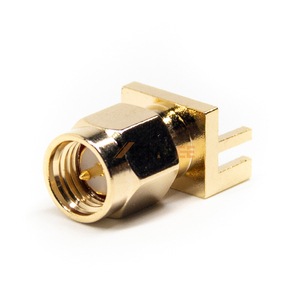 ขั้วต่อ SMA แบบตัวผู้ ชนิดเสียบตรง สำหรับติดตั้งบนแผงวงจรพิมพ์ (PCB) แบบบัดกรี - Product Image 3