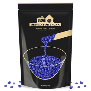 เม็ดขี้ผึ้งแข็งแบบไม่เจ็บพร้อมขี้ผึ้งสำหรับกำจัดขน500กรัมสำหรับกำจัดขนที่มีฤทธิ์ทำให้แพ้ง่าย - Product Image 5