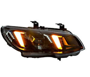 Faros Delanteros de Alta Calidad con Diseño de Ojo de Serpiente para BMW Serie 3 M3 E92 E93 LCI 2010-2013, 12V 6000K, Cambio de Luz Amarilla a Blanca, Luz Alta y Baja, Diseño Más Reciente - Product Image 1