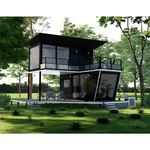 Kit de maisons architecturales haut de gamme Maisons et solutions modulaires Construction préfabriquée <span class=keywords><strong>Maison</strong></span> modulaire 2 chambres <span class=keywords><strong>Maison</strong></span> écologique - Product Image 1