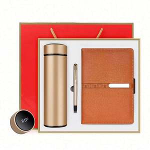 ชุดของขวัญสมุดโน้ตและร่มสแตนเลสสำหรับธุรกิจ แบรนด์ใหม่ ปี 2024 สำหรับการตลาดและการส่งเสริมการขายขององค์กร พร้อมโลโก้พิมพ์ซิลค์สกรีน - Product Image 6