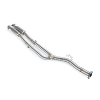 Résonateur de tuyau intermédiaire de performance OEM pour Lexus RC200T RC300 RC350 3.5L V6 2013-2020, tuyaux d'échappement de course en acier inoxydable SS304, ajustement OEM 1:1