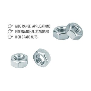 Tuerca hexagonal de acero inoxidable M12 Grado 8,8 Acero al carbono Rosca completa Perno de cabeza hexagonal Geomet Pernos del fabricante Tuercas DIN933 - Product Image 2