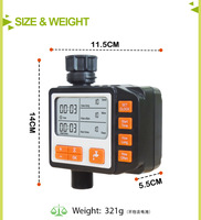 Programmateur d'arrosage automatique 6811 avec électrovanne à membrane pour jardin, système de contrôle par bouton rotatif