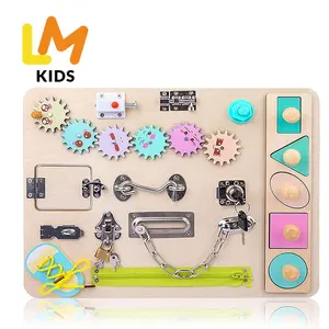 LM KIDS jouet en bois Montessori petite enfance autres jouets éducatifs planche occupée jouets montessori