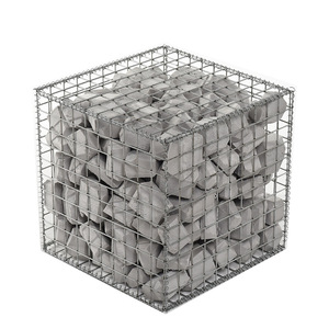 Gabion 표준 아연 도금 핫 박스 바구니 울타리 벽 2x1x1 와이어 mur 메쉬 판매 상자 크기 광장 gabion 가격 - Product Image 6
