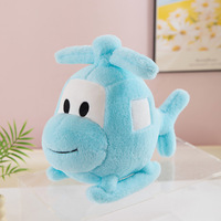 Nouvelle Peluche Mignonne en Forme d'Avion Remplie de Coton PP avec Accessoires Amovibles à Bande Magique, Jouet en Peluche pour Enfants, Ornement, Vente en Gros Usine