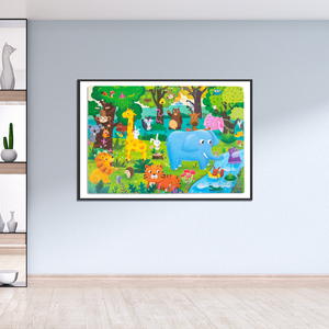 <span class=keywords><strong>100</strong></span> mảnh giấy Câu Đố trẻ em trò chơi câu đố đa cảnh để tăng cường khả năng thực hành đồ chơi giấy hoạt hình - Product Image 6