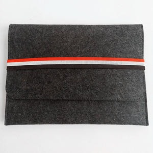 Feutre pochette pour ordinateur portable fait à la main <span class=keywords><strong>fantaisie</strong></span> sacs pour ordinateur portable feutre sac pour ordinateur portable avec souris sac LOGO - Product Image 2