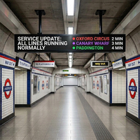 Écran LCD Barre Allongée 29 Pouces 1920x1080 Haute Luminosité Affichage d'Informations pour Passagers Bus Métro Gare OEM ODM