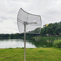 Antenne parabolique directionnelle MIMO à longue portée pour extérieur, réseau maillé, 2G 3G 4G 5G GSM, gain élevé 24dBi, IP65, aluminium moulé sous pression, ISO