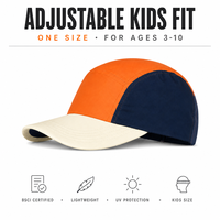 Casquette de baseball 5 panneaux pour tout-petits, style camper, color block, chapeau de soleil pour enfants, logo personnalisé, pour bébés garçons et filles, réglable, vente en gros, usine OEM
