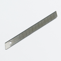 Cuchilla de Repuesto Retráctil para Cuchillo de Uso General ZHAOLI, Diseño Personalizado, 9 mm de Ancho, Acero al Carbono SK5, para Cortar Papel Tapiz y Cajas de Papel